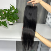 Top Raw Haut de gamme HD Closure 2x6 4x4 5x5 6x6 7x7 #1B