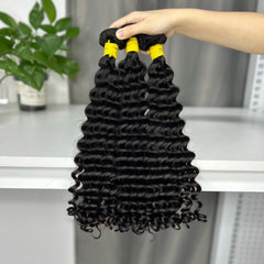 Tissage indien vierge à trame plus épaisse, tiré #1B