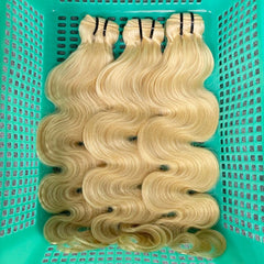 Cheveux bruts vietnamiens #613 Trame plus épaisse tirée
