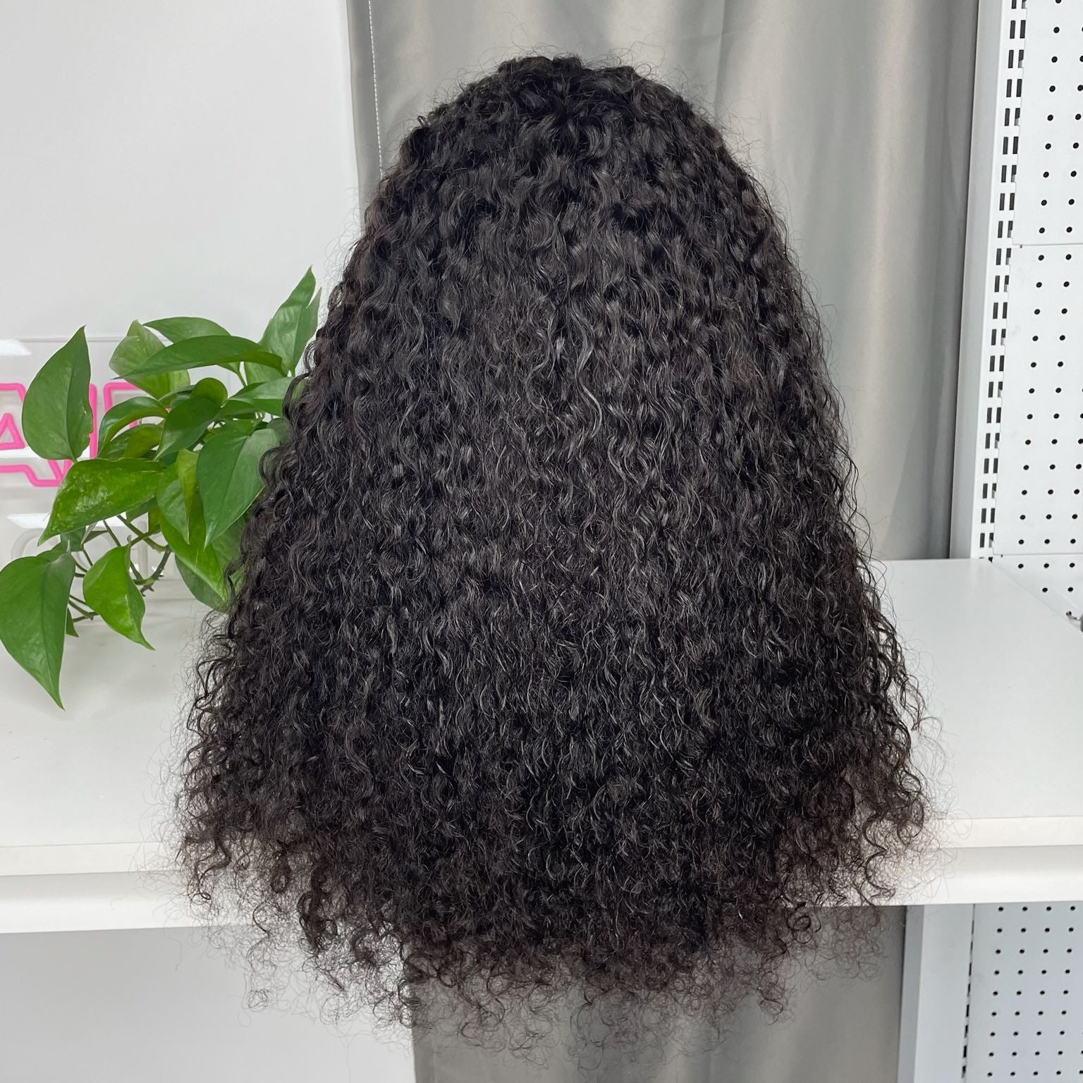 Perruque frontale sur mesure birmane vierge haut de gamme HD #1B 13x4 13x6