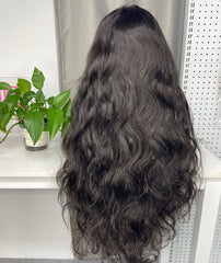 Perruque Indienne Vierge Custom Closure HD #1B 2x6 4x4 5x5