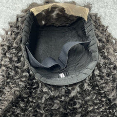 Perruque personnalisée en cheveux bruts birmans HD #1B 4x4 5x5 2x6