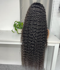 Perruque frontale sur mesure HD #1B 13x4 13x6 360 (améliorée)